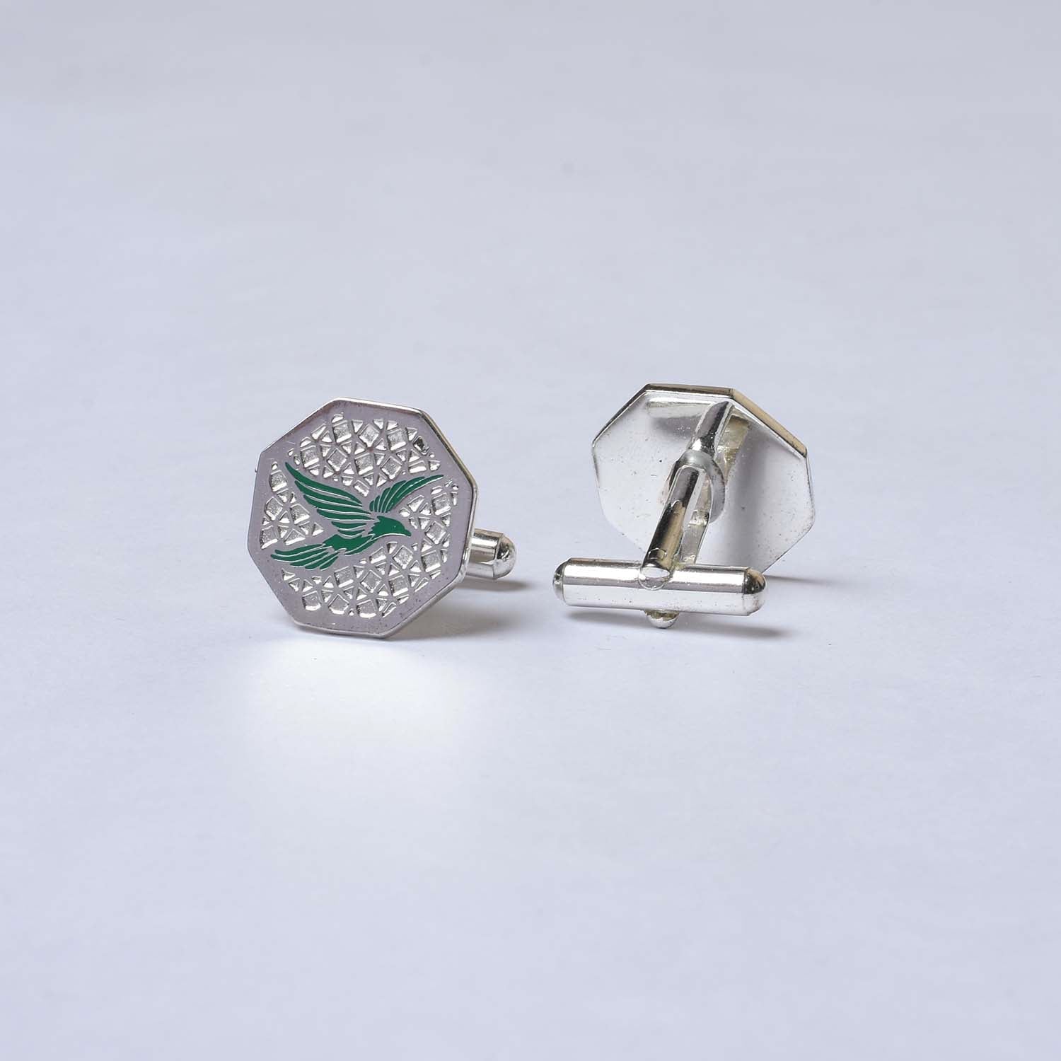 Regal Eagle Pocket Square & Cufflinks Set
