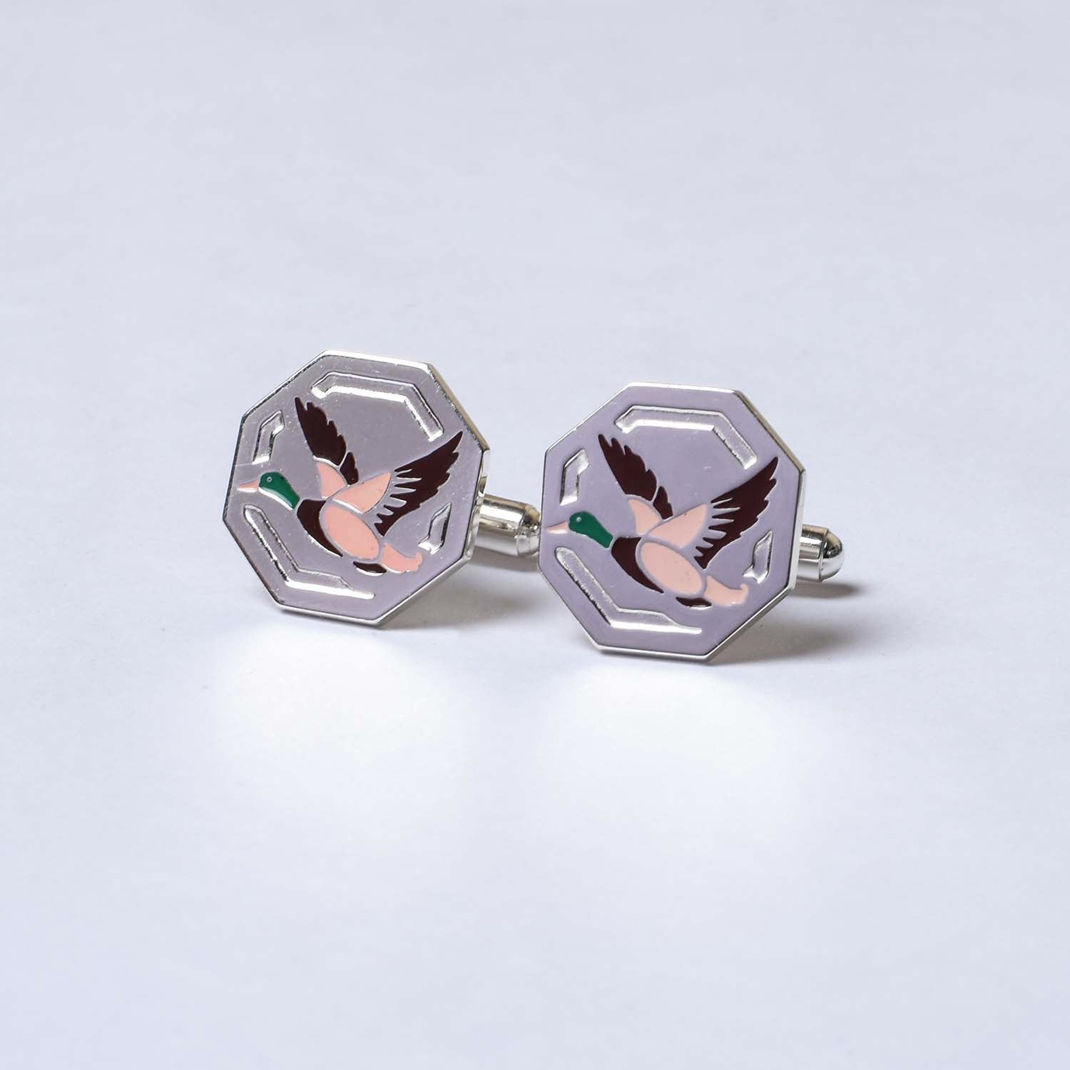 Flights of Fancy Pocket Square & Cufflinks Set