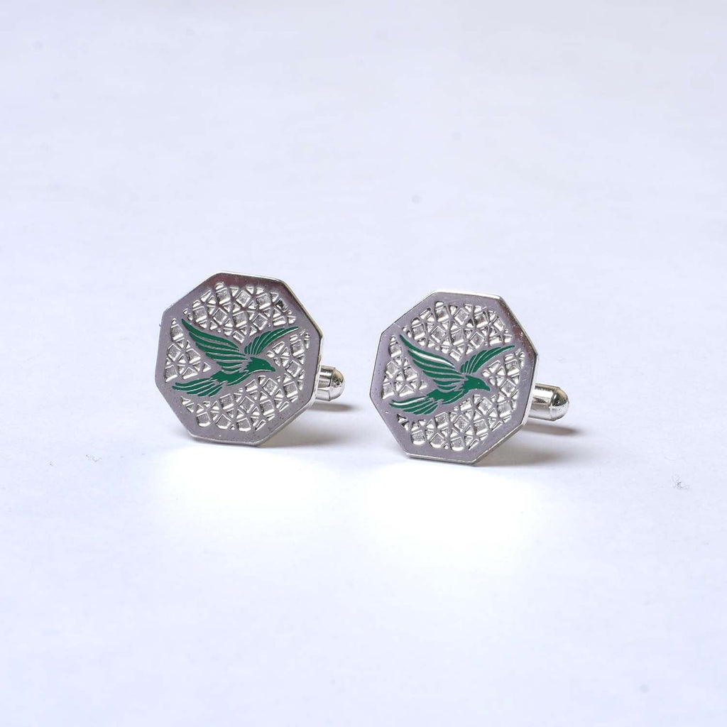 Regal Eagle Pocket Square & Cufflinks Set