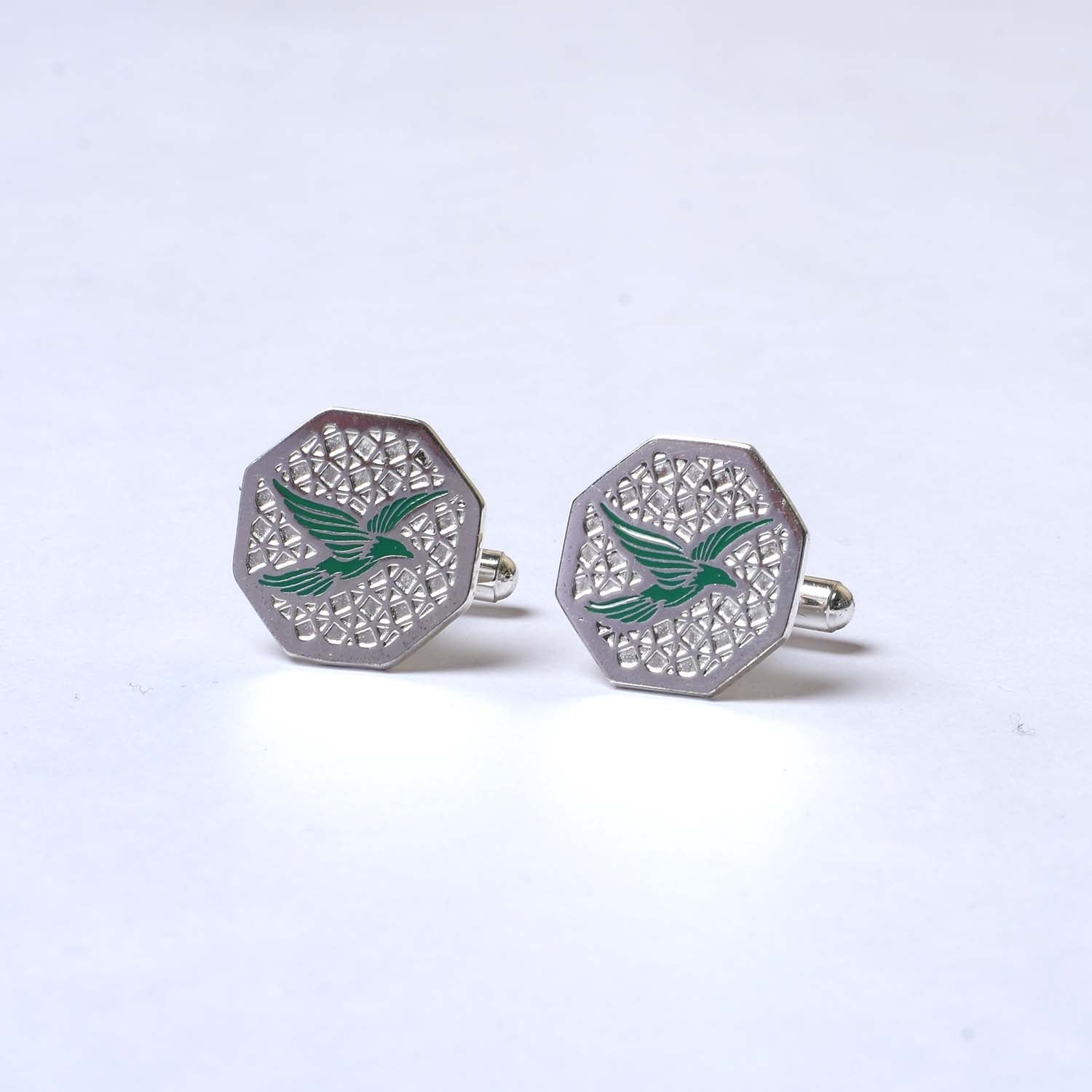 Regal Eagle Pocket Square & Cufflinks Set