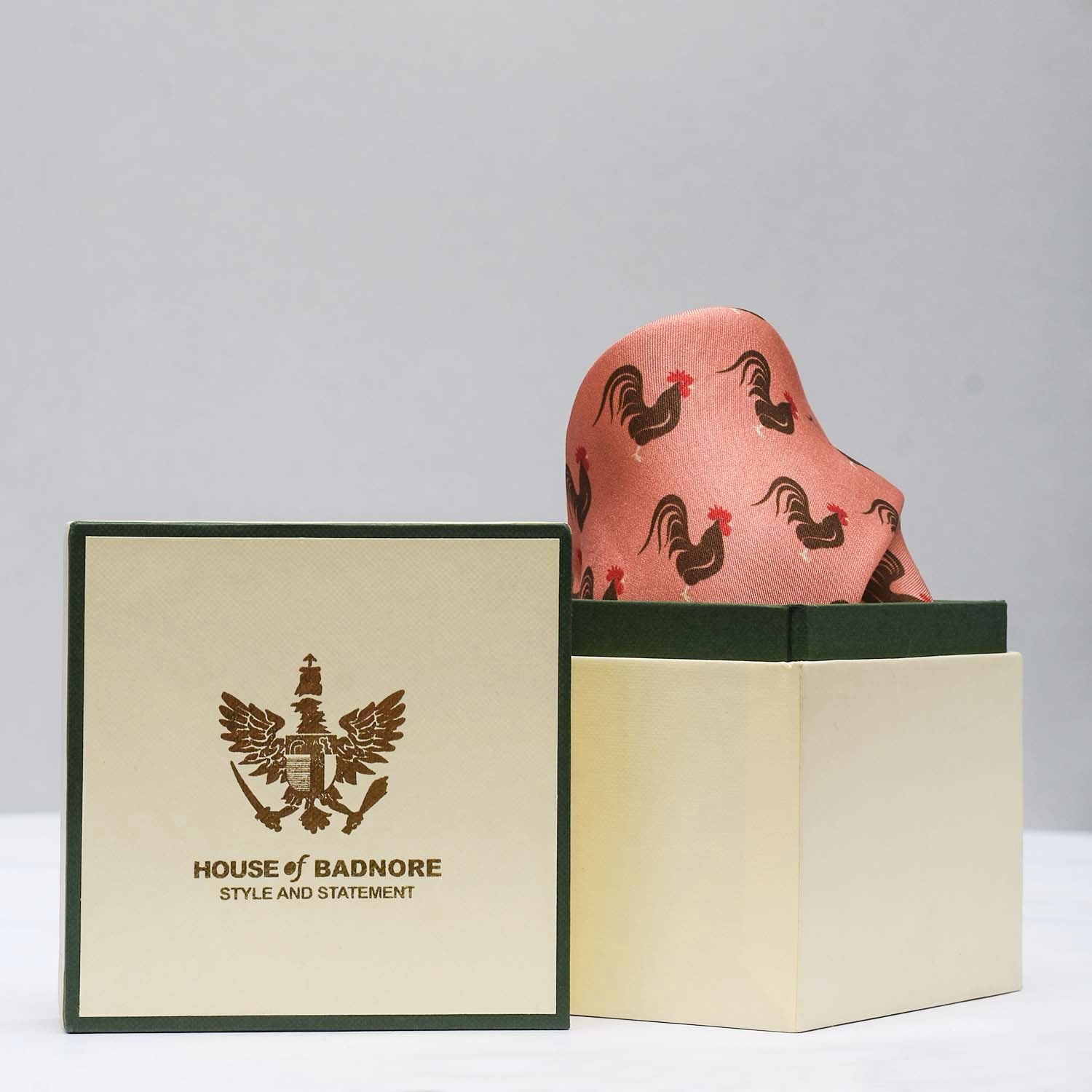 Rooster Pocket Square