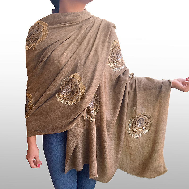Rose Rhapsody Shawl